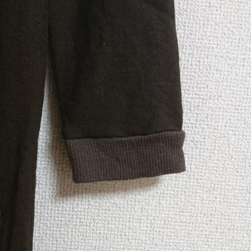 マカフィー MACPHEE ワンピース ひざ丈スカート ウール/ハーフジップ/スタッズ 38 無地 カーキ / カーキ /  レディース USED 古着 中古 10036470
