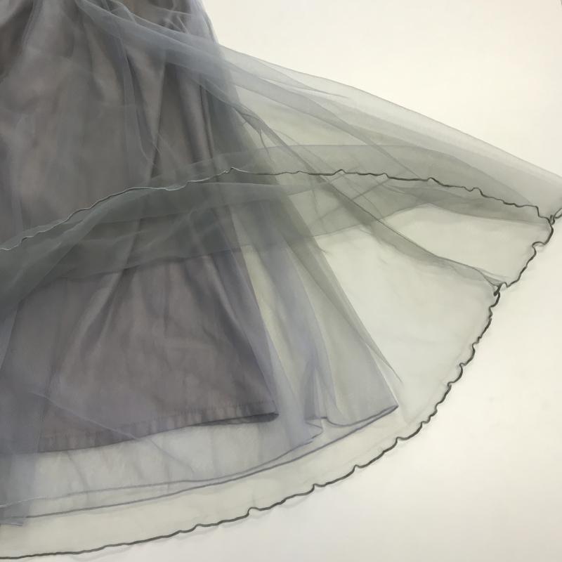 クチュールブローチ couture brooch スカート ひざ丈スカート 38 無地 灰 / グレー /  レディース USED 古着 中古 10036484