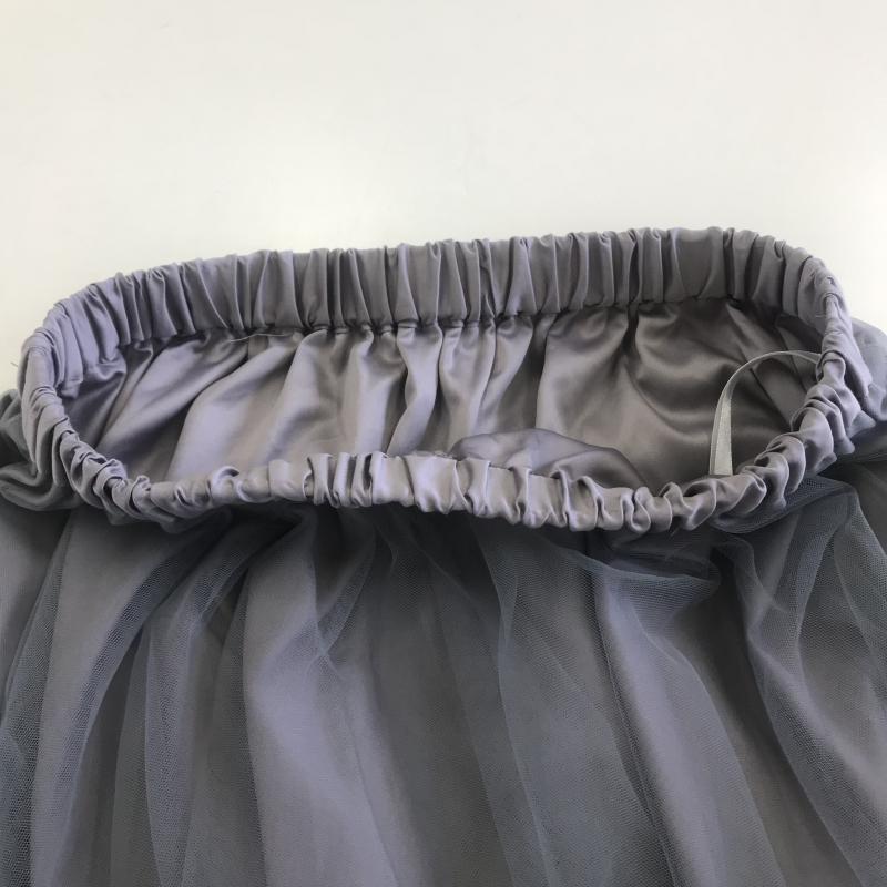 クチュールブローチ couture brooch スカート ひざ丈スカート 38 無地 灰 / グレー /  レディース USED 古着 中古 10036484