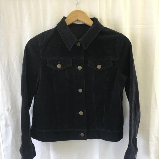グローブ grove ジャケット、上着 ジャンパー、ブルゾン コーデュロイ L 無地 紺 / ネイビー /  レディース USED 古着 中古 10036501