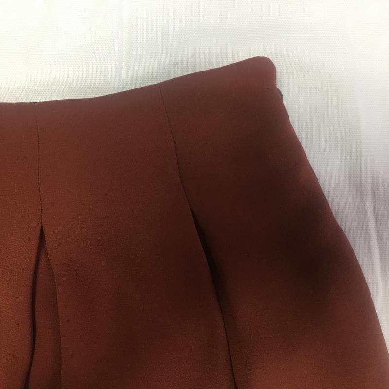 ユニクロ UNIQLO スカート ひざ丈スカート ギャザースカート S 無地 えんじ / ワインレッド /  レディース USED 古着 中古 10036543