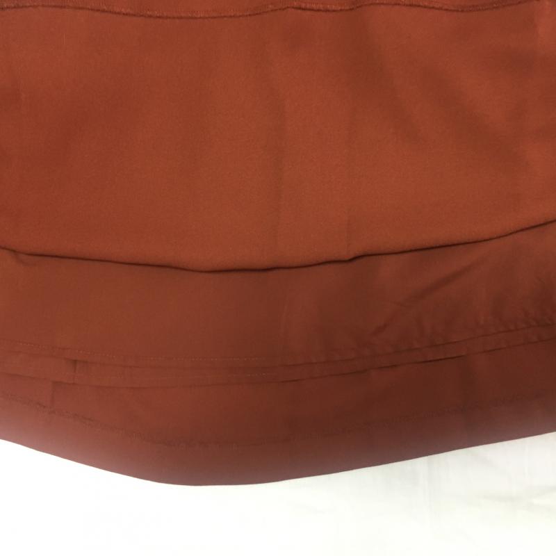 ユニクロ UNIQLO スカート ひざ丈スカート ギャザースカート S 無地 えんじ / ワインレッド /  レディース USED 古着 中古 10036543