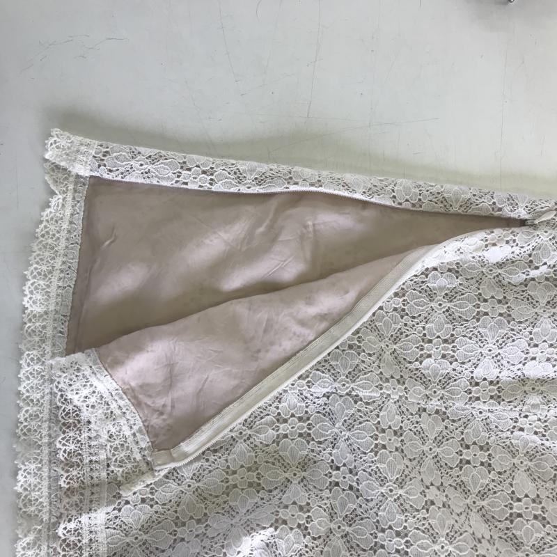 ユナイテッドアローズ UNITED ARROWS タンクトップ タンクトップ S レース柄 白 / ホワイト /  レディース USED 古着 中古 10036576