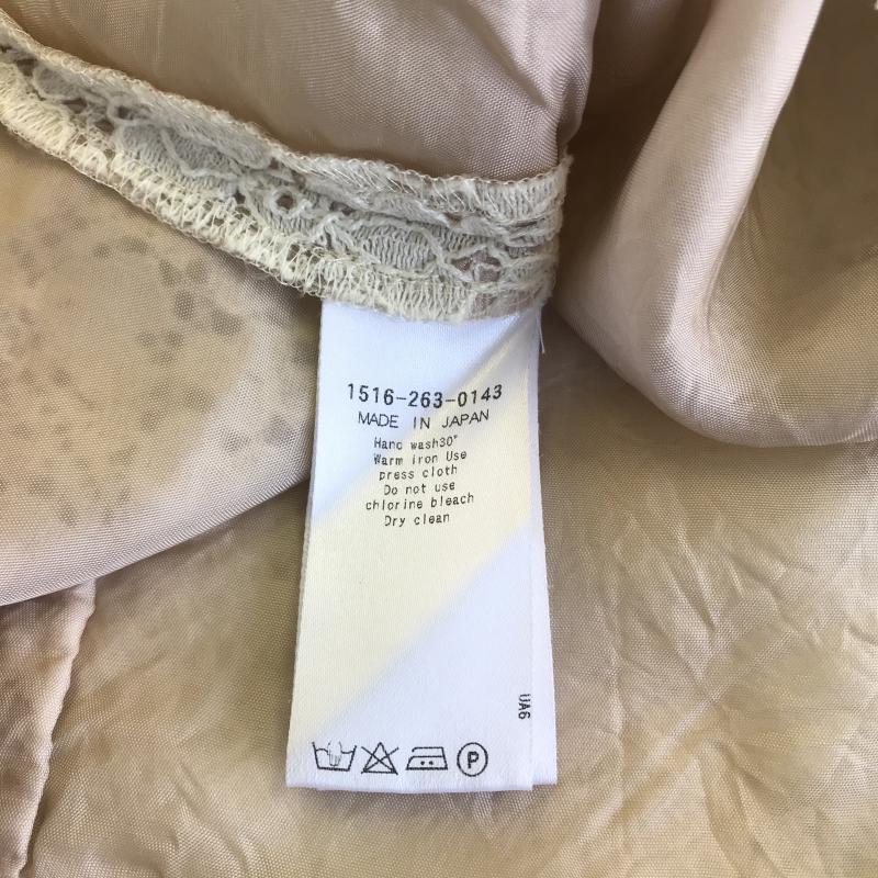 ユナイテッドアローズ UNITED ARROWS タンクトップ タンクトップ S レース柄 白 / ホワイト /  レディース USED 古着 中古 10036576