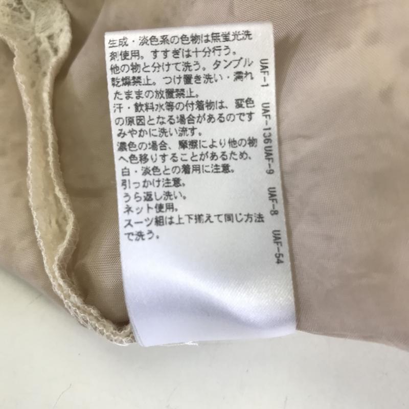 ユナイテッドアローズ UNITED ARROWS タンクトップ タンクトップ S レース柄 白 / ホワイト /  レディース USED 古着 中古 10036576