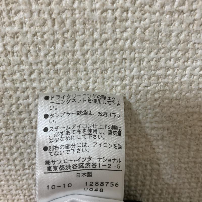 ボディードレッシングデラックス BODY DRESSING Deluxe スカート ひざ丈スカート タックプリーツ 34 無地 黒 / ブラック /  レディース USED 古着 中古 10036597