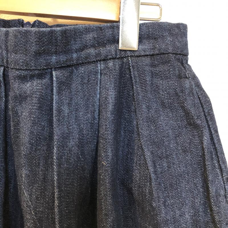 ザラ ZARA TRAFALUC スカート ロングスカート デニム M 無地 インディゴ / インディゴ /  レディース USED 古着 中古 10036698