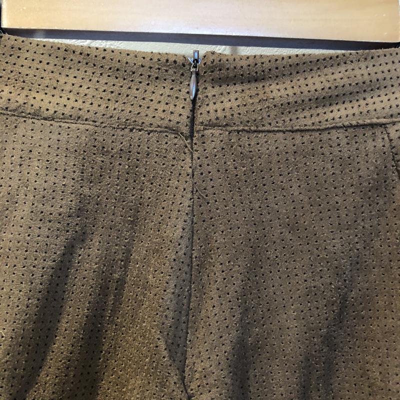 ザラベーシック ZARA BASIC スカート ミニスカート XS 無地 茶 / ブラウン /  レディース USED 古着 中古 10036777