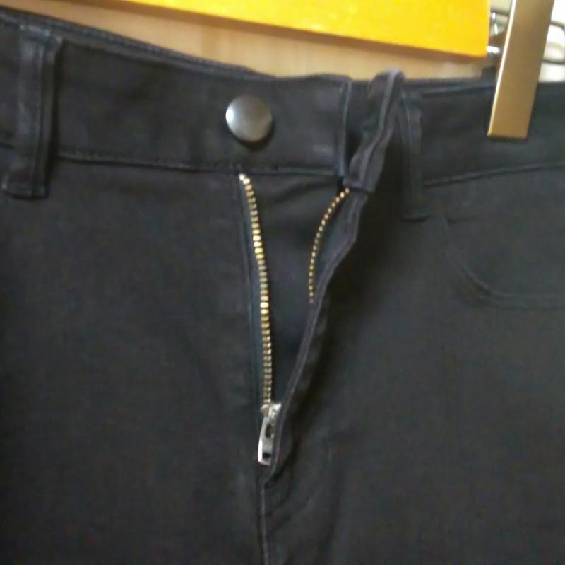 ユニクロ UNIQLO スカート ひざ丈スカート 黒 / ブラック /  レディース USED 古着 中古 10036796