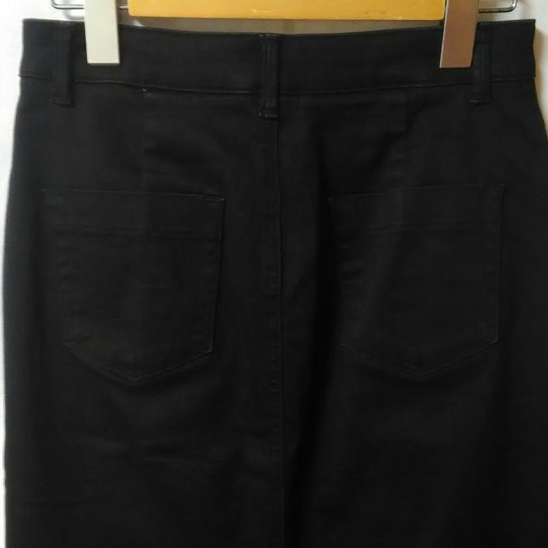ユニクロ UNIQLO スカート ひざ丈スカート 黒 / ブラック /  レディース USED 古着 中古 10036796