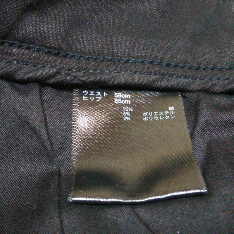 ユニクロ UNIQLO スカート ひざ丈スカート 黒 / ブラック /  レディース USED 古着 中古 10036796
