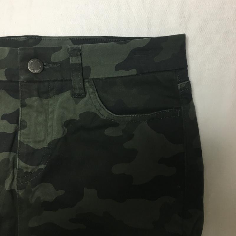 ユニクロ UNIQLO スカート ひざ丈スカート カモフラージュ柄・迷彩 緑 / グリーン /  レディース USED 古着 中古 10036798