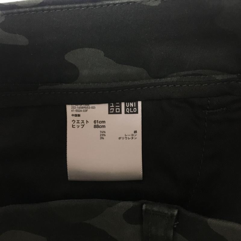 ユニクロ UNIQLO スカート ひざ丈スカート カモフラージュ柄・迷彩 緑 / グリーン /  レディース USED 古着 中古 10036798