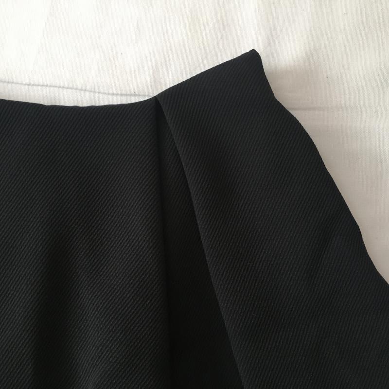 サクラ SACRA スカート ミニスカート 36 無地 黒 / ブラック /  レディース USED 古着 中古 10036904