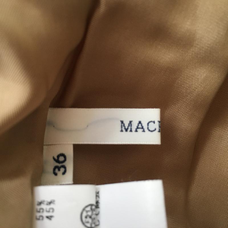 マカフィー MACPHEE スカート ミニスカート シルク混 36 無地 黄 / イエロー /  レディース USED 古着 中古 10036905