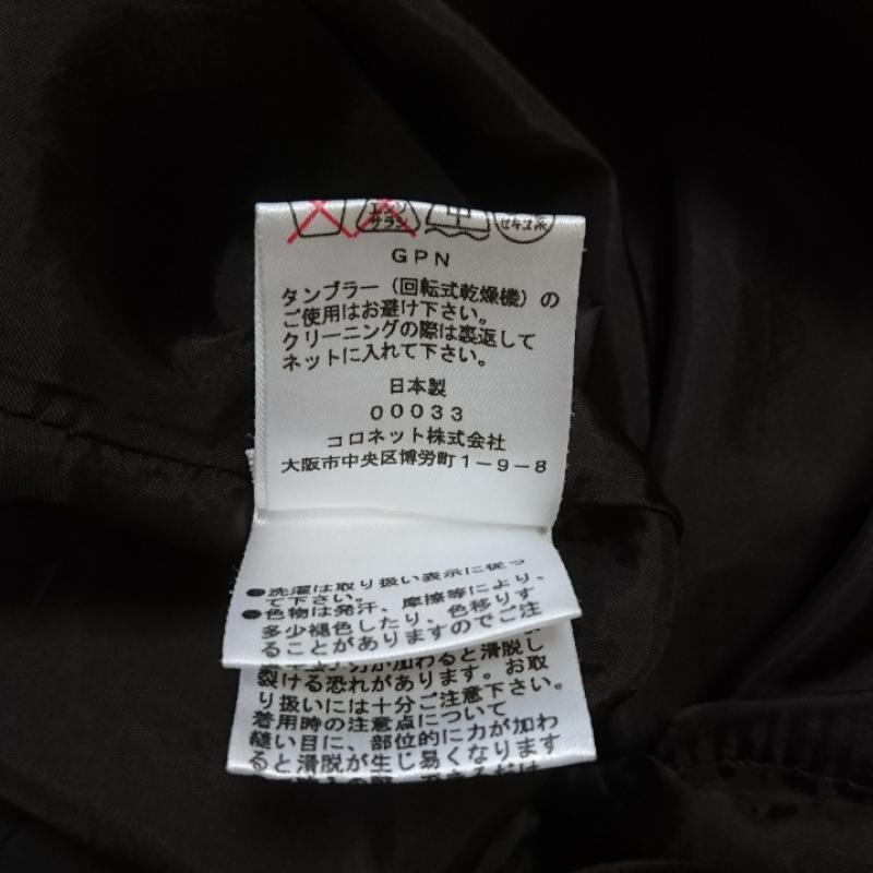 ミラ・ショーン mila schon スカート ひざ丈スカート リネン混 40 無地 黒 / ブラック /  レディース USED 古着 中古 10036933