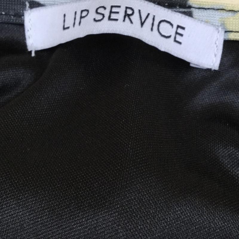 リップサービス LIPSERVICE ワンピース ミニスカート 花柄 黒 / ブラック /  レディース USED 古着 中古 10036999