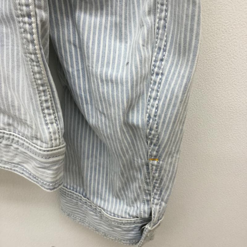 ディーゼル DIESEL ジャケット、上着 ジャケット、ブレザー M ストライプ 白 / ホワイト / X 水色 / ライトブルー /  メンズ USED 古着 中古 10037019