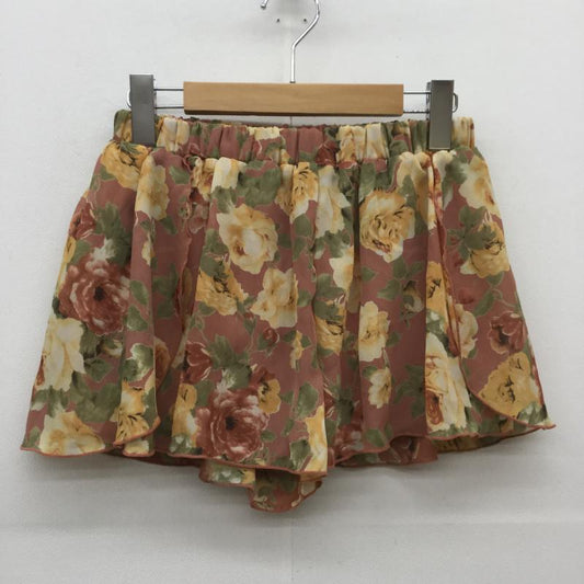 リエンダ rienda パンツ ショートパンツ S 花柄 桃 / ピンク /  レディース USED 古着 中古 10037050