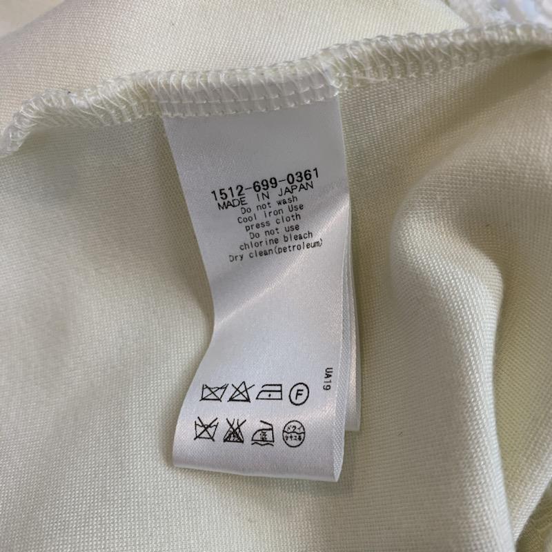 ユナイテッドアローズ UNITED ARROWS カットソー 七分袖 無地 レース 無地 X レース柄 白 / ホワイト / X アイボリー / アイボリー /  レディース USED 古着 中古 10037123
