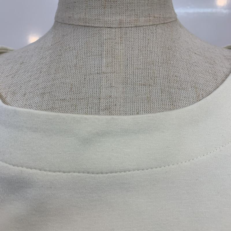 ユナイテッドアローズ UNITED ARROWS カットソー 七分袖 無地 レース 無地 X レース柄 白 / ホワイト / X アイボリー / アイボリー /  レディース USED 古着 中古 10037123