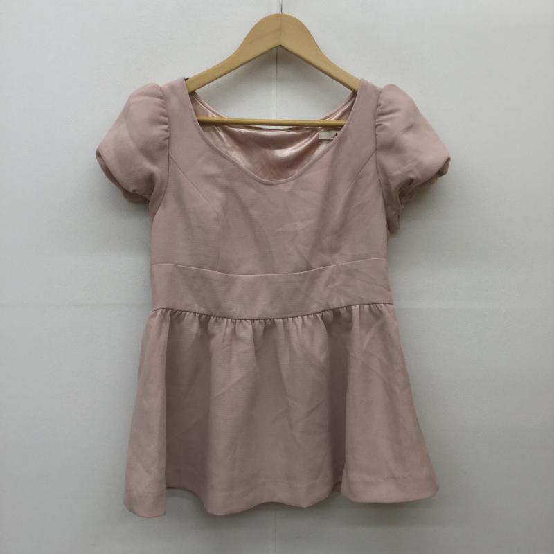 ダズリン dazzlin カットソー 半袖 M  桃 / ピンク /  レディース USED 古着 中古 10037445