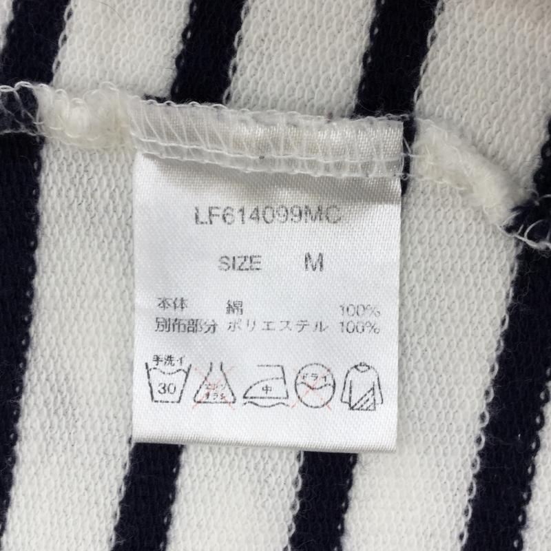 ローリーズファーム LOWRYS FARM カットソー 半袖 M ボーダー柄 白 / ホワイト / X 紺 / ネイビー /  レディース USED 古着 中古 10037452