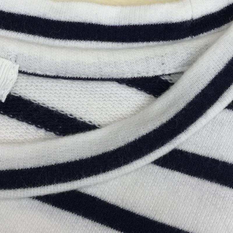 ローリーズファーム LOWRYS FARM カットソー 半袖 M ボーダー柄 白 / ホワイト / X 紺 / ネイビー /  レディース USED 古着 中古 10037452
