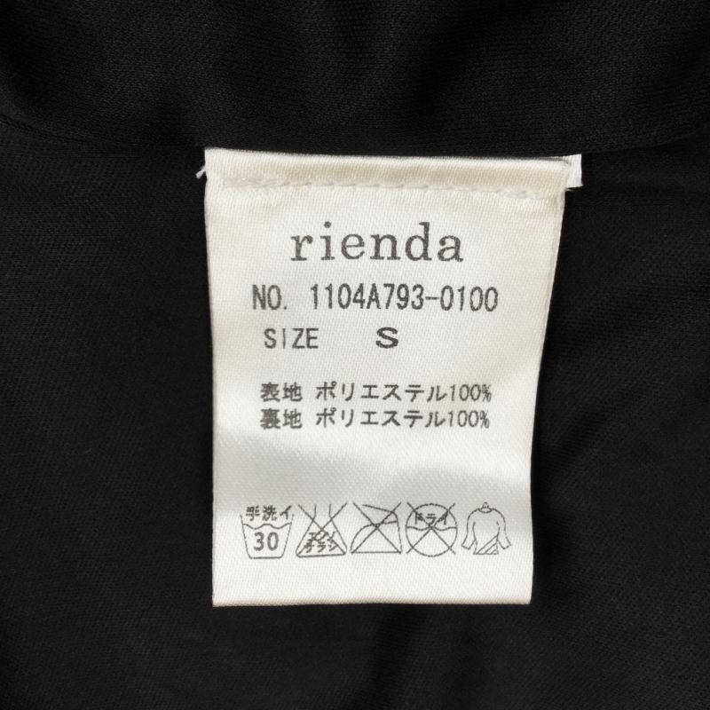 リエンダ rienda ワンピース ミニスカート S  黒 / ブラック /  レディース USED 古着 中古 10037488