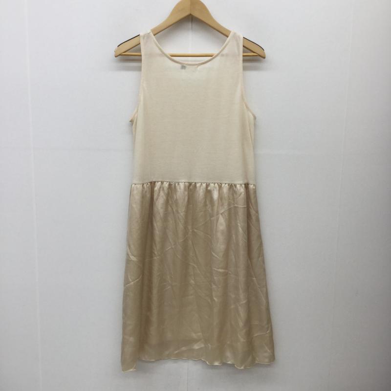 レプシムローリーズファーム LEPSIMLOWRYSFARM ワンピース ひざ丈スカート L  アイボリー / アイボリー /  レディース USED 古着 中古 10037553