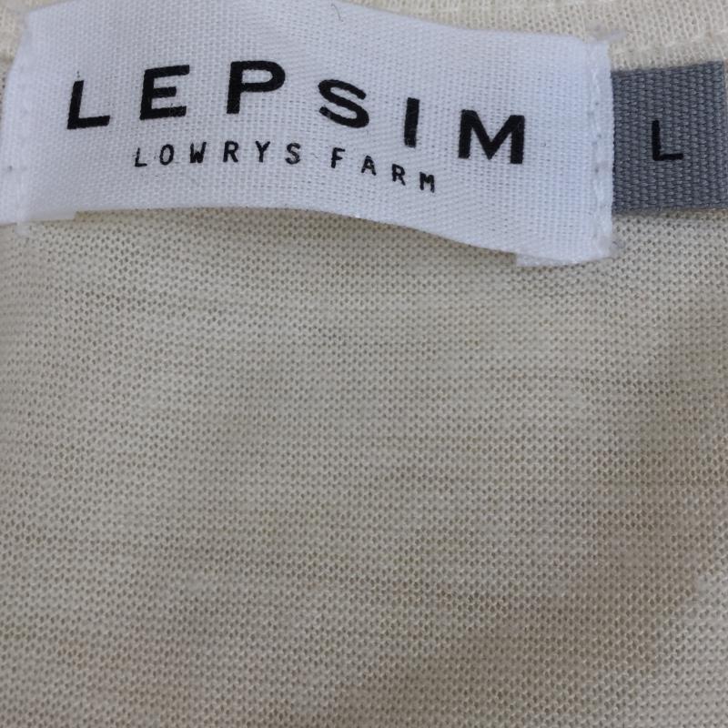 レプシムローリーズファーム LEPSIMLOWRYSFARM ワンピース ひざ丈スカート L  アイボリー / アイボリー /  レディース USED 古着 中古 10037553
