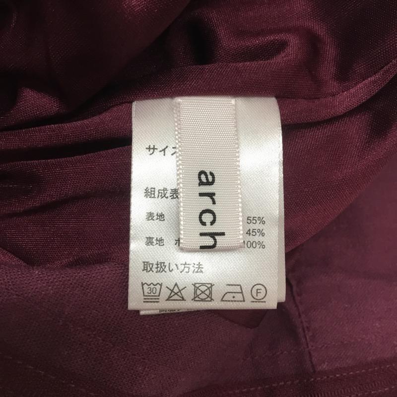 アルシーヴ archives スカート ロングスカート タイトスカート M 無地 紫 / パープル /  レディース USED 古着 中古 10037953