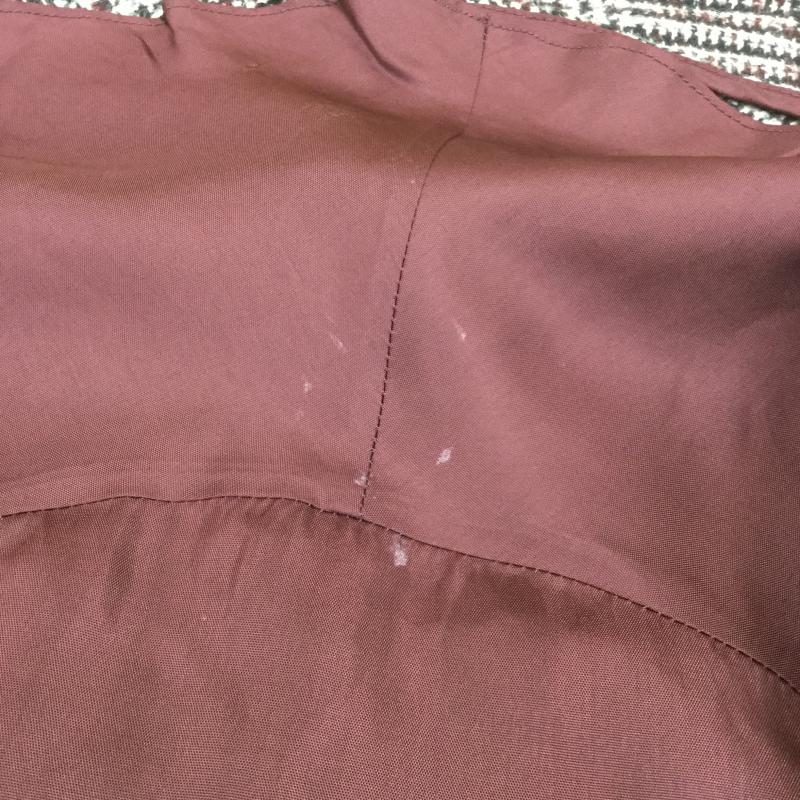 カルヴェン CARVEN カットソー 半袖 38 チェック 白 / ホワイト / X 黒 / ブラック / X えんじ / ワインレッド /  レディース USED 古着 中古 10038380