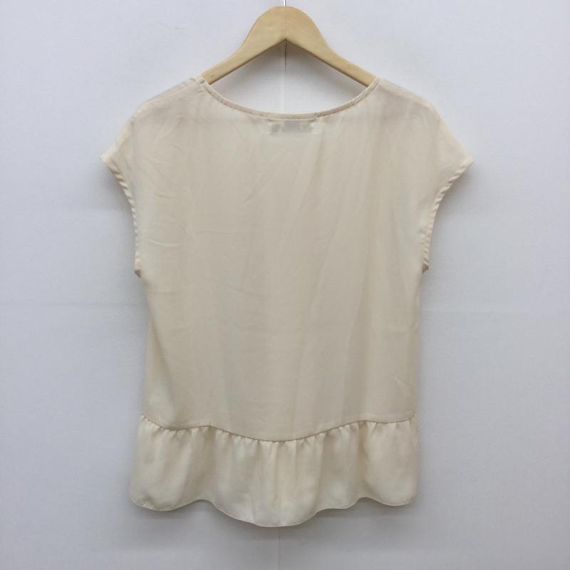 ナノユニバース ブロードゥリー＆コー nano universe Braderie & Co カットソー 半袖 FREE  アイボリー / アイボリー /  レディース USED 古着 中古 10038383
