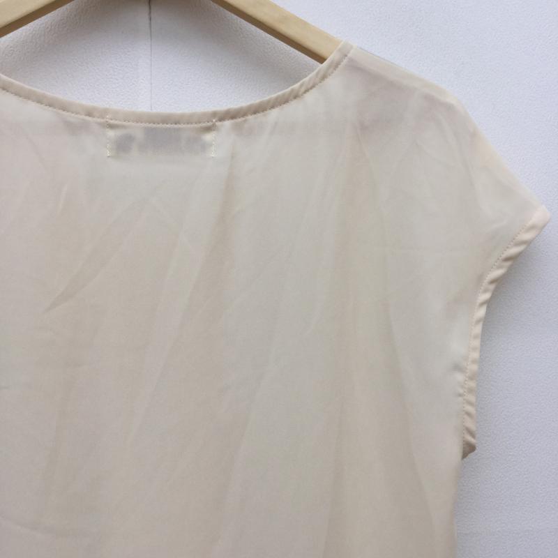 ナノユニバース ブロードゥリー＆コー nano universe Braderie & Co カットソー 半袖 FREE  アイボリー / アイボリー /  レディース USED 古着 中古 10038383
