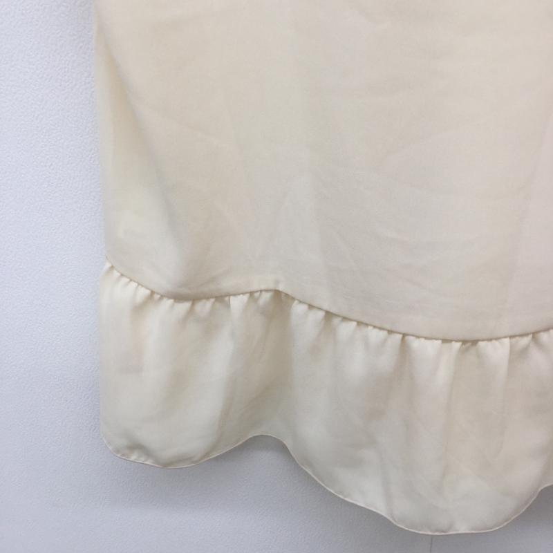 ナノユニバース ブロードゥリー＆コー nano universe Braderie & Co カットソー 半袖 FREE  アイボリー / アイボリー /  レディース USED 古着 中古 10038383