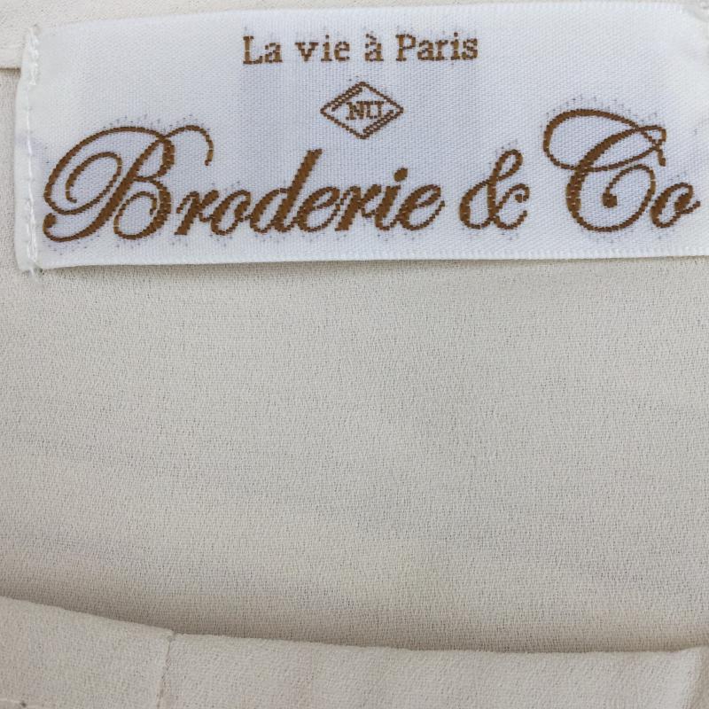 ナノユニバース ブロードゥリー＆コー nano universe Braderie & Co カットソー 半袖 FREE  アイボリー / アイボリー /  レディース USED 古着 中古 10038383