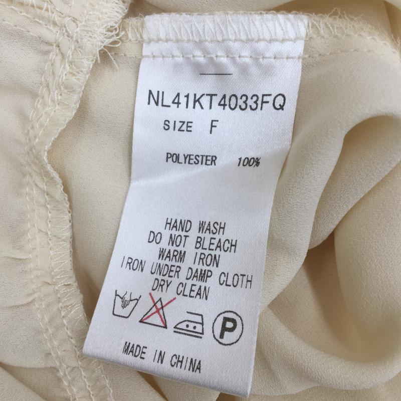 ナノユニバース ブロードゥリー＆コー nano universe Braderie & Co カットソー 半袖 FREE  アイボリー / アイボリー /  レディース USED 古着 中古 10038383