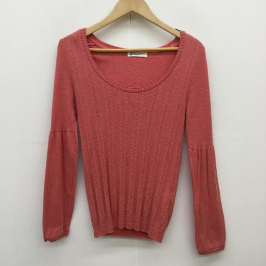 ビューティアンドユース BEAUTY&YOUTH カットソー 長袖  桃 / ピンク /  レディース USED 古着 中古 10038389