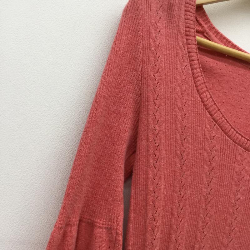 ビューティアンドユース BEAUTY&YOUTH カットソー 長袖  桃 / ピンク /  レディース USED 古着 中古 10038389