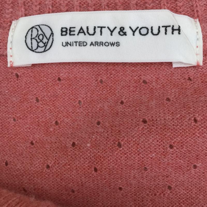 ビューティアンドユース BEAUTY&YOUTH カットソー 長袖  桃 / ピンク /  レディース USED 古着 中古 10038389
