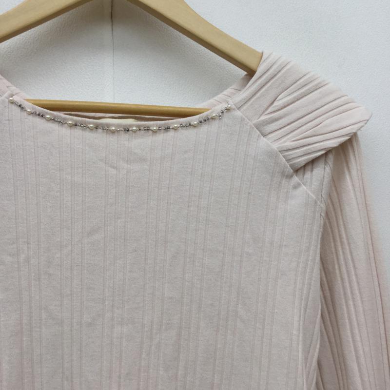 マジェスティックレゴン MAJESTIC LEGON カットソー 長袖 M  桃 / ピンク /  レディース USED 古着 中古 10038412