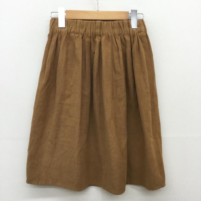 アースミュージックアンドエコロジー earth music&ecology スカート ミニスカート FREE  茶 / ブラウン /  レディース USED 古着 中古 10038453