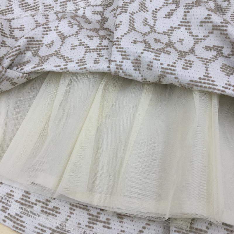 シュープリーム ララ Supreme.La.La スカート ミニスカート S  白 / ホワイト / X ベージュ / ベージュ /  レディース USED 古着 中古 10038459