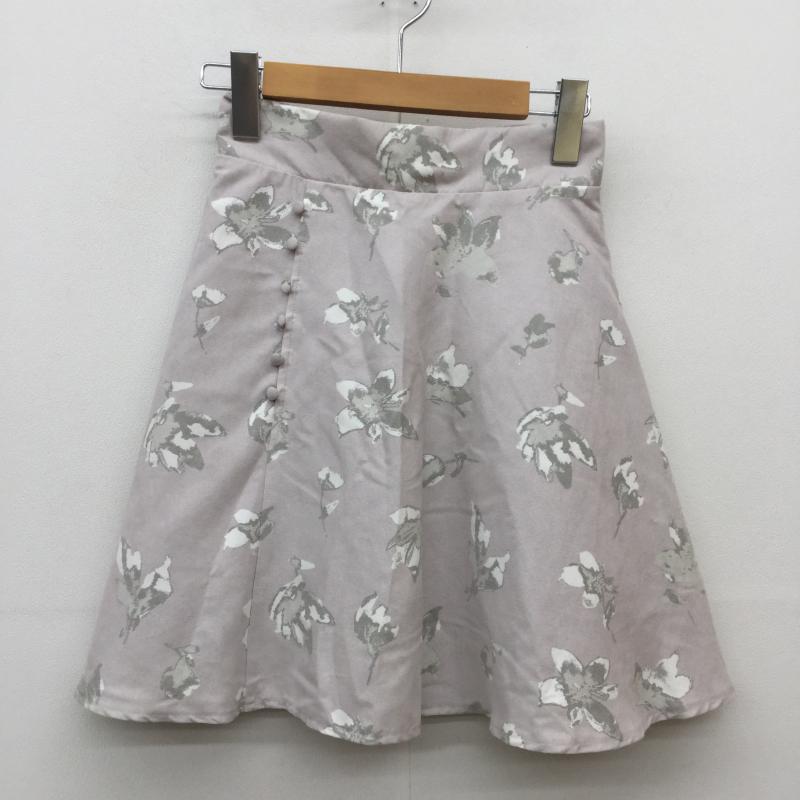 マジェスティックレゴン MAJESTIC LEGON スカート ミニスカート S 花柄 桃 / ピンク /  レディース USED 古着 中古 10038462