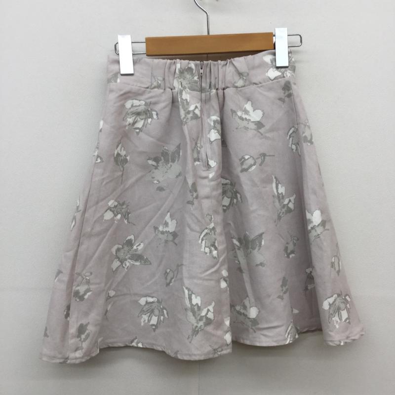 マジェスティックレゴン MAJESTIC LEGON スカート ミニスカート S 花柄 桃 / ピンク /  レディース USED 古着 中古 10038462