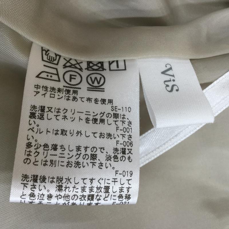 ビス ViS スカート ひざ丈スカート S  ベージュ / ベージュ /  レディース USED 古着 中古 10038570