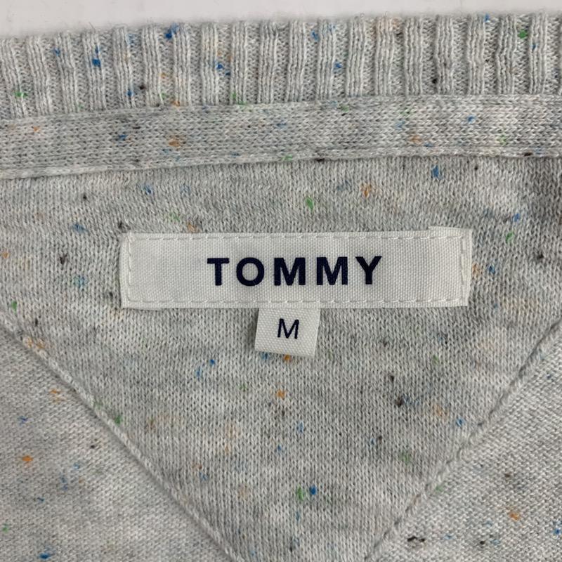 トミー TOMMY カーディガン 長袖 M  マルチカラー / マルチカラー /  メンズ USED 古着 中古 10038917