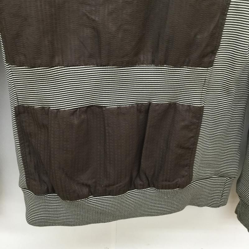 ディーゼル DIESEL ジャケット、上着 ジャケット、ブレザー リバーシブル XS ストライプ 白 / ホワイト / X 茶 / ブラウン / X 黒 / ブラック /  メンズ USED 古着 中古 10039180