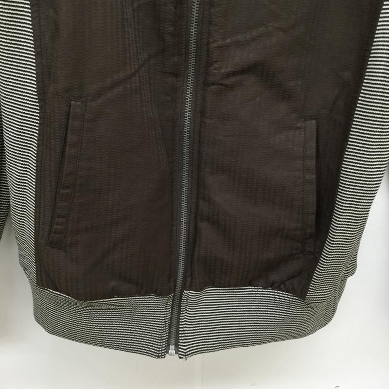 ディーゼル DIESEL ジャケット、上着 ジャケット、ブレザー リバーシブル XS ストライプ 白 / ホワイト / X 茶 / ブラウン / X 黒 / ブラック /  メンズ USED 古着 中古 10039180